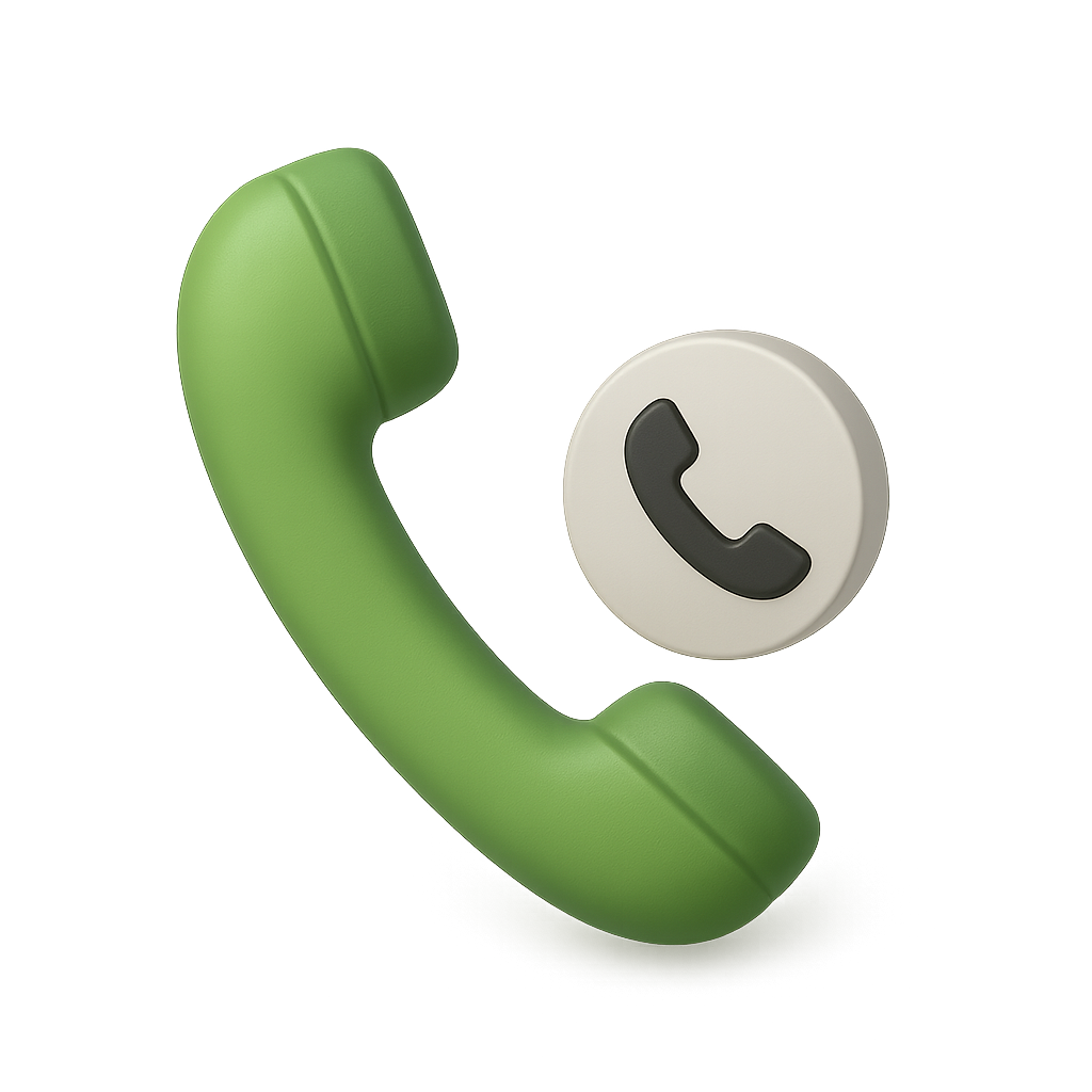 Ícone de telefone para atendimento sobre MEI